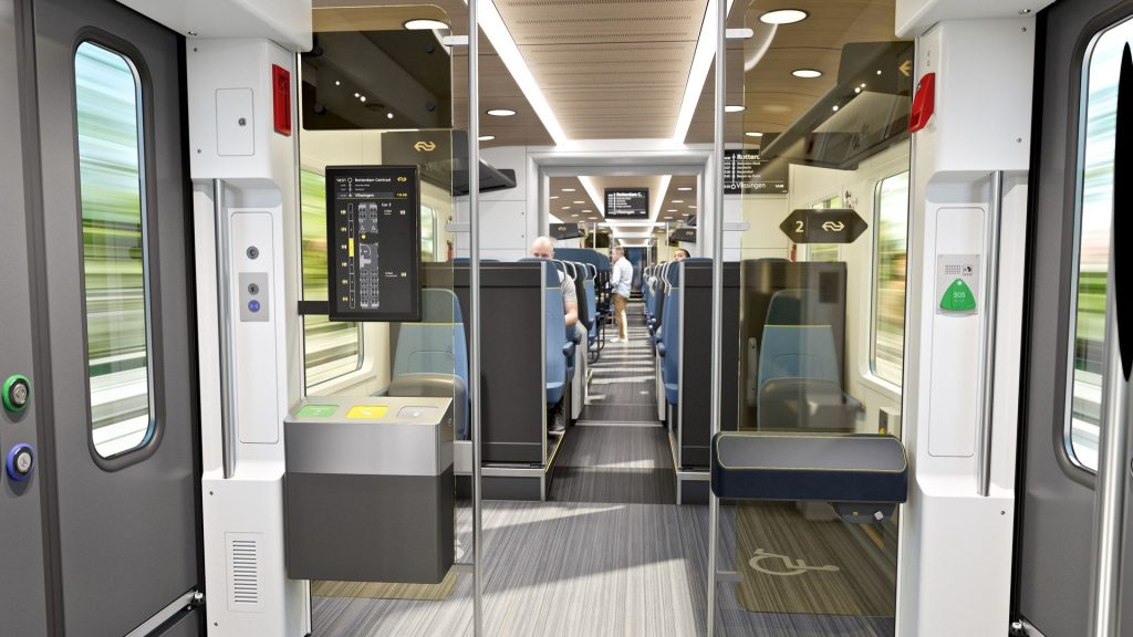 NS Flirt Flex-treinen van binnen
Bron: NS