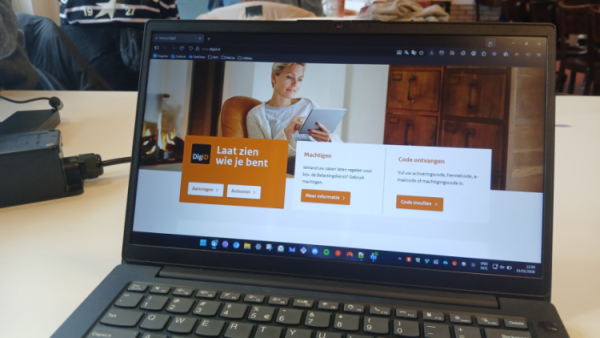 DigiD op de laptop Bron: Milan