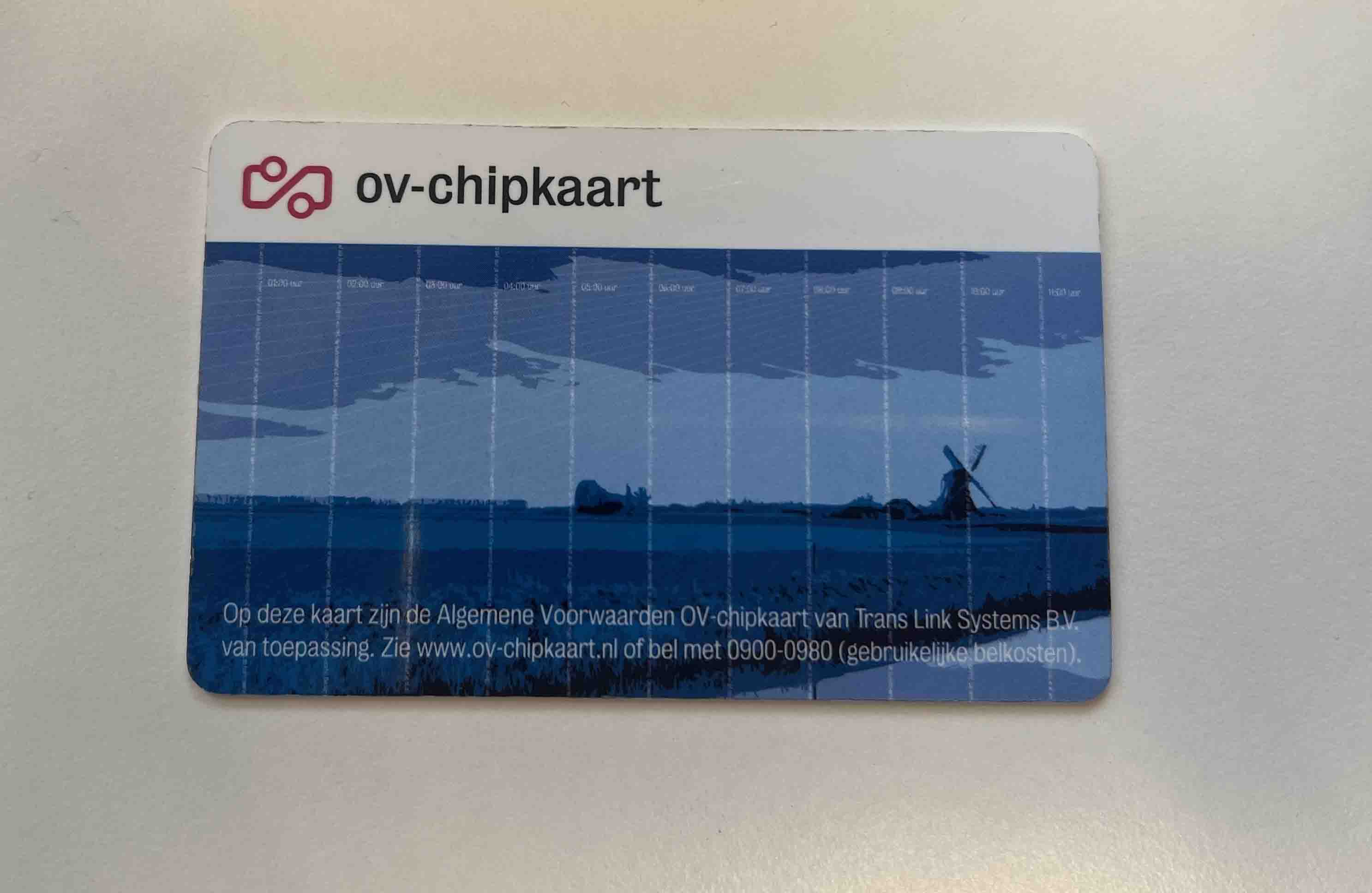 Huidige ov-chipkaart